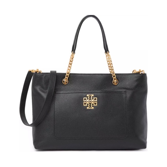 Tory Burch Handbags - NWT Tory Burch Britten Satchel Bag Black